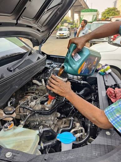 Engine Oil Change (Semi-Synthetic)